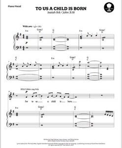 To Us A Child Is Born Sheet Music