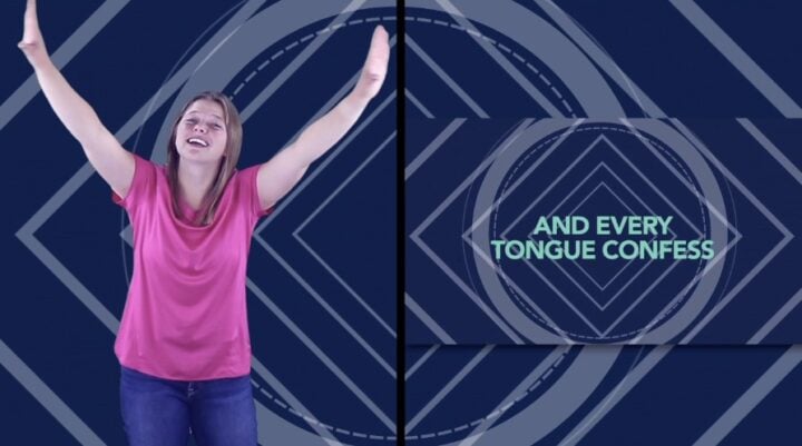 Jesus Christ is Lord Hand Motions/Split - JESUS