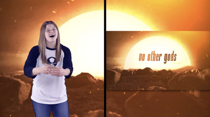 No Other Gods Hand Motions/Split