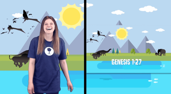God Created Man (Genesis 1:27)