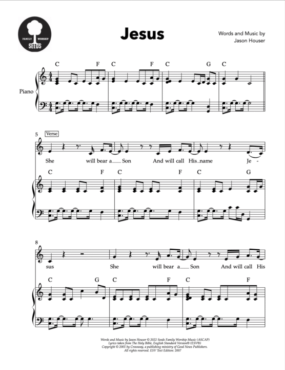 Jesus Sheet Music