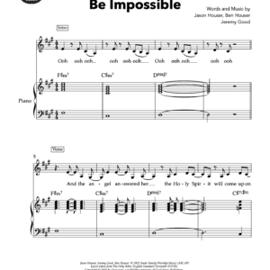 Nothing Will Be Impossible Sheet Music