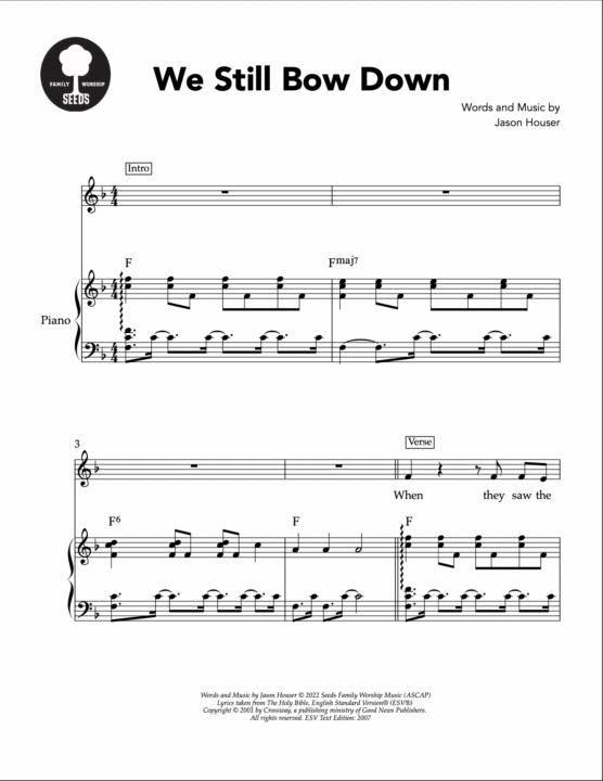 We Still Bow Down Sheet Music