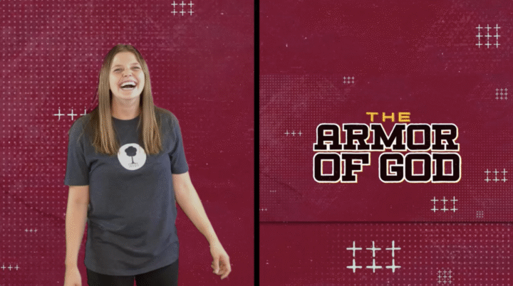 The Armor of God Ephesians The Armor of God Hand Motions Product Hand Motion Screenshot Image Kylie