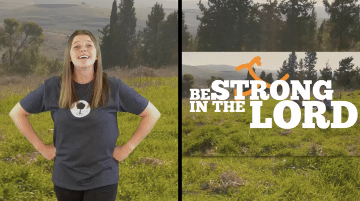 Be Strong In The Lord (Ephesians 6:10-11) Hand Motions Split/PIP