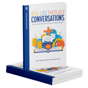 Real Life Theology Conversations Product Transparent Book Devotional