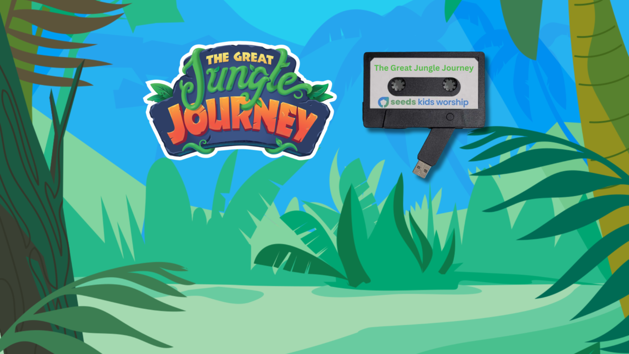 The Great Jungle Journey Worship Video Collection with a USB