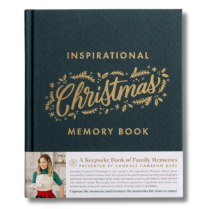 Inspirational Christmas Memory Book: A Keepsake Book of Family Memories Front Product Image