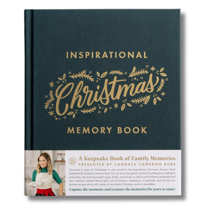 Inspirational Christmas Memory Book: A Keepsake Book of Family Memories Front Product Image