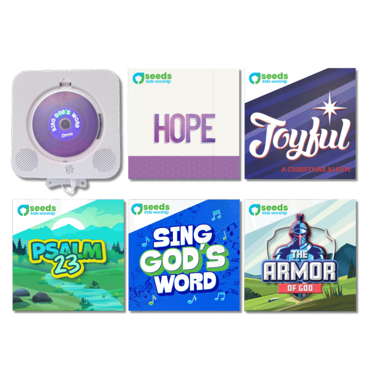 Kids CD Player Bundle (White)