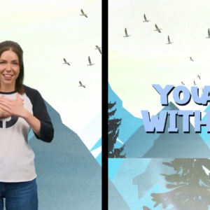 You Are With Me Psalm 23 Product Screenshot Image Hand Motions Elizabeth