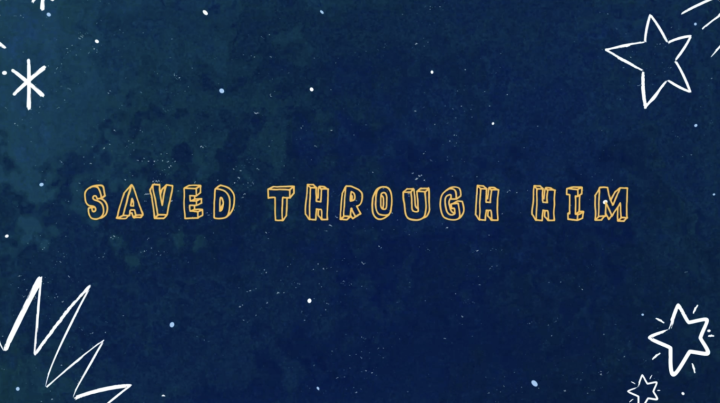 Saved Through Him John He Is Risen Easter Product Screenshot Image
